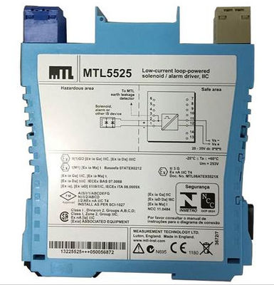 MTL5525	MTL ασφάλειας εμποδίων χαμηλός οδηγός Alam σωληνοειδών τρεχόντων βρόχων τροφοδοτημένος