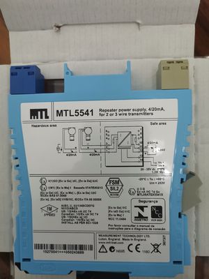 MTL5541/S -T Επαναλαμβανόμενος τροφοδοσία 4/20mA, 2- ή 3-σύρματα πομπούς